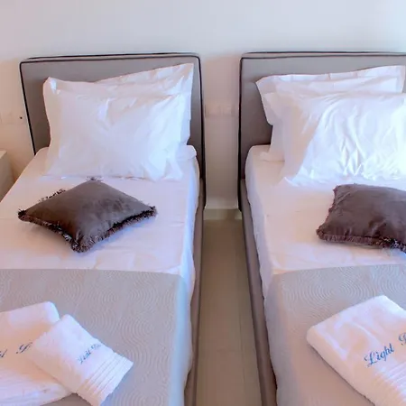 Mykonian Luxury Light Blue Villa With Private Pool Kalafatis