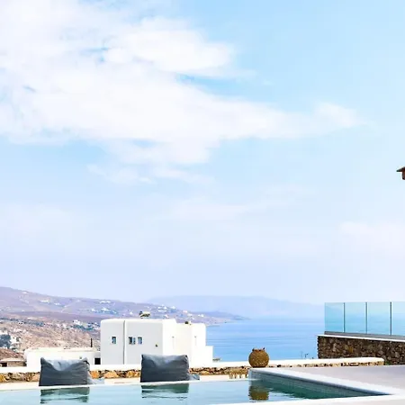 Penzion Mykonian Luxury Light Blue With Private Pool