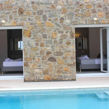 Mykonian Luxury Light Blue Villa With Private Pool