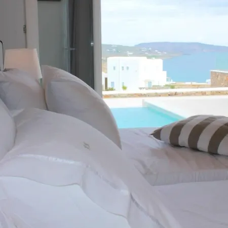 Mykonian Luxury Light Blue Villa With Private Pool Inn *