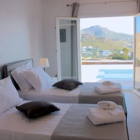 Mykonian Luxury Light Blue Villa With Private Pool