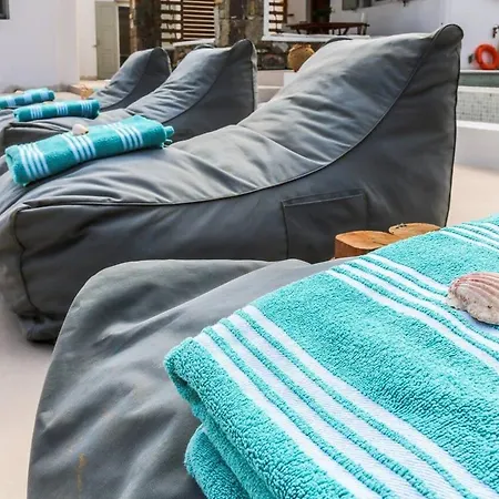 Mykonian Luxury Light Blue With Private Pool Kalafati